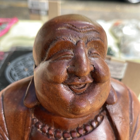 Closet clear out!!! Beautiful wood Buddha - Picture 4 of 4